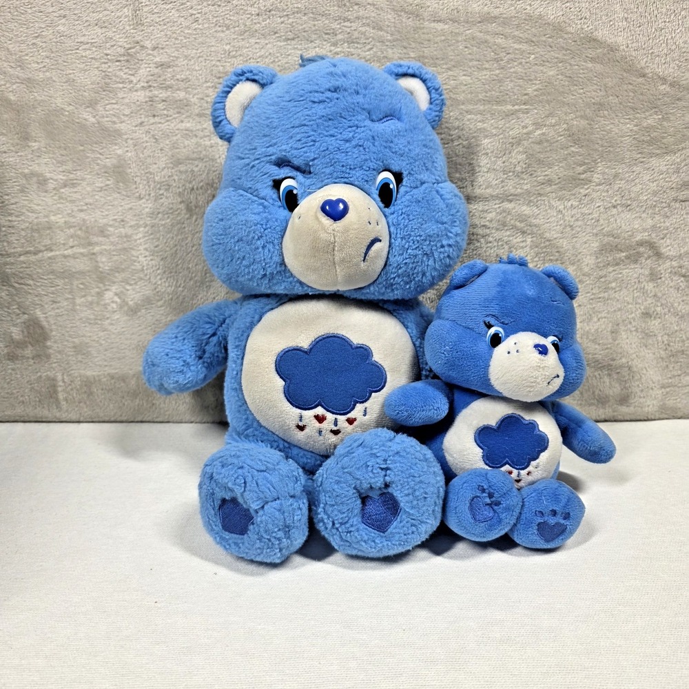 Care Bear Grumpy Bear 2016 & 2014 Lot of 2 Rain Cloud